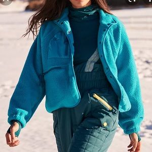 Free people hit the slopes fleece in surfs up